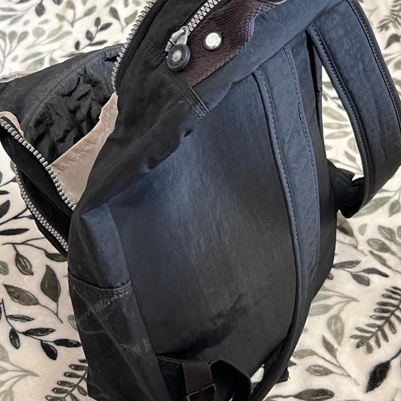 Kipling Black Nylon Laptop Backpack